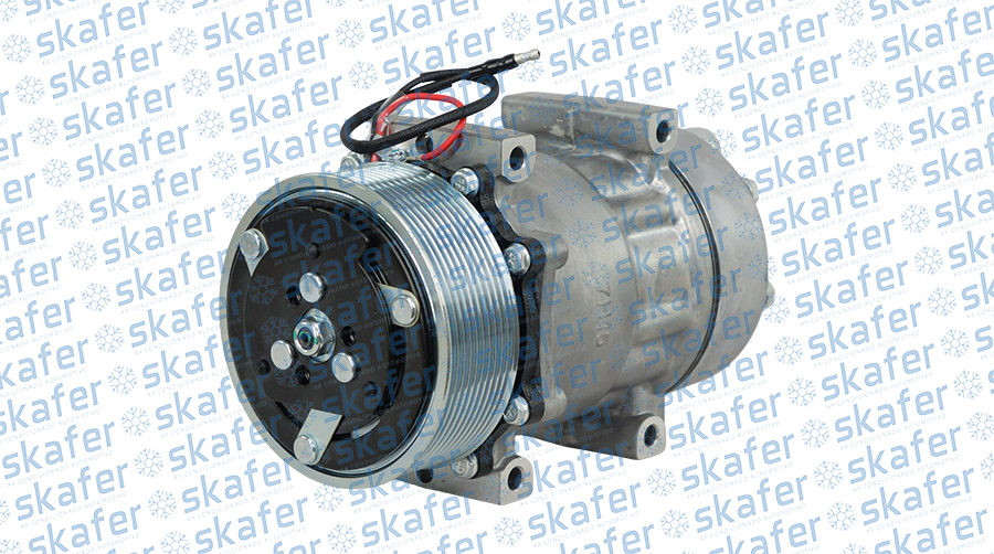 Web COMPRESSOR NEW HOLLAND T7040/CASE MAGNUM 7H15 12V 10PK 87300121 87709773 - Imagem 1